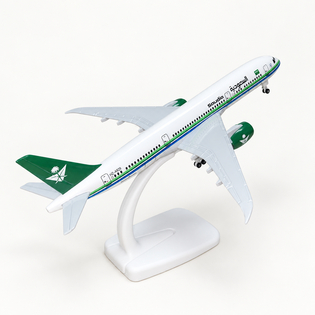 Miniatura de avião Saudi Arabian Airlines B787 (1:400), fotografia do produto 1