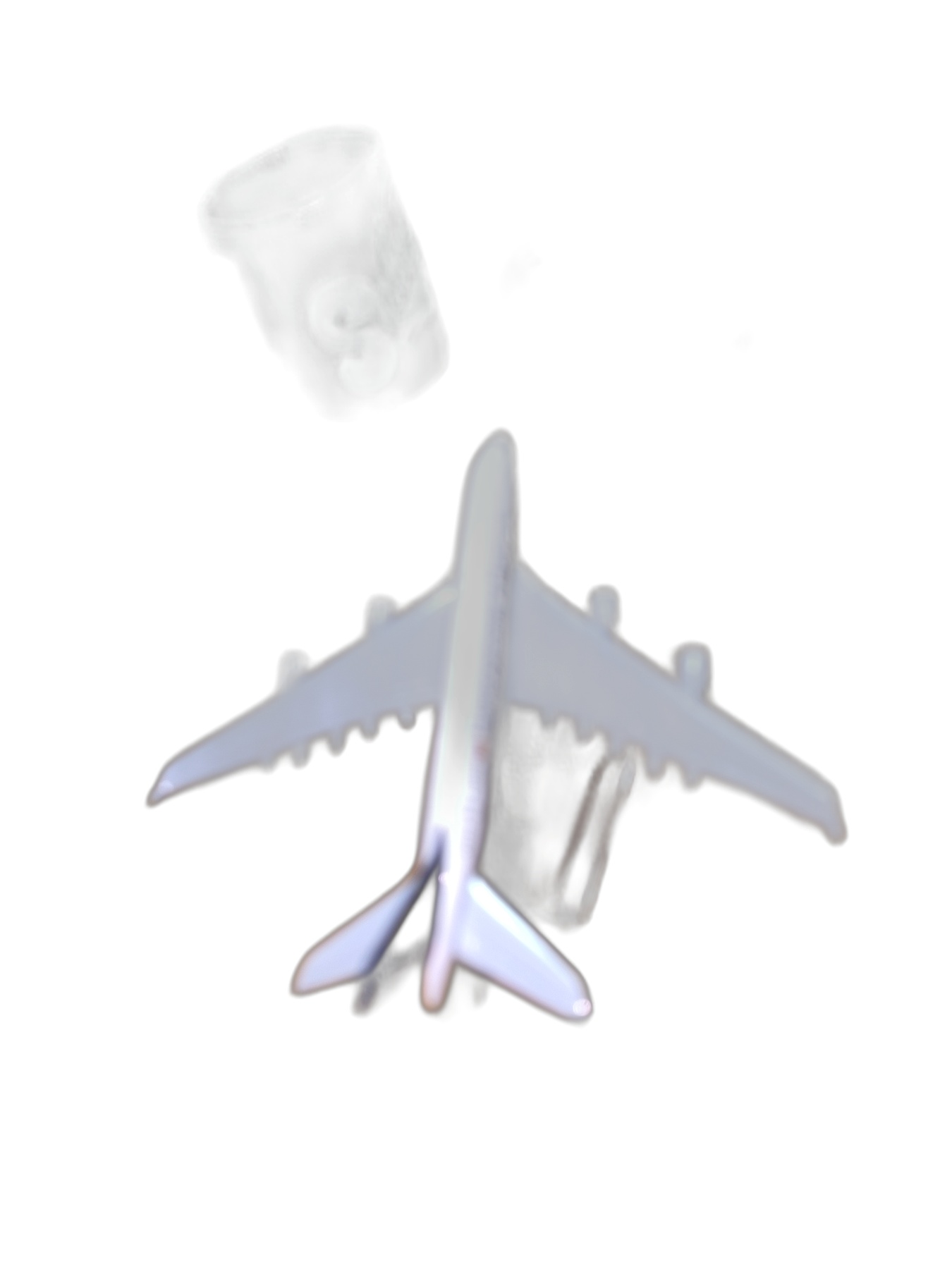 Miniatura de avião Singapore Airlines A380 (1:450) · miniatura de avião