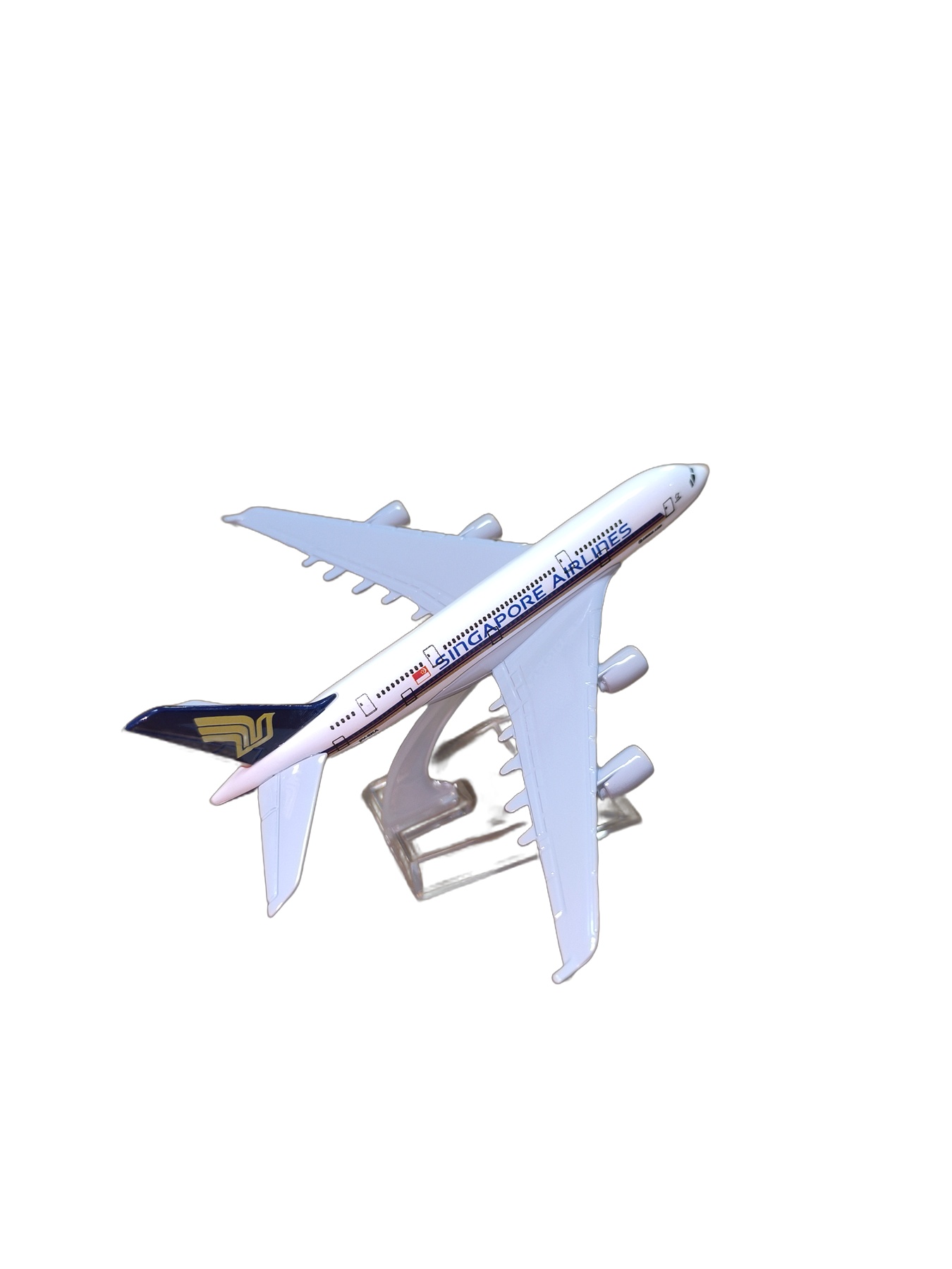 Miniatura de avião Singapore Airlines A380 (1:450) · miniatura de avião