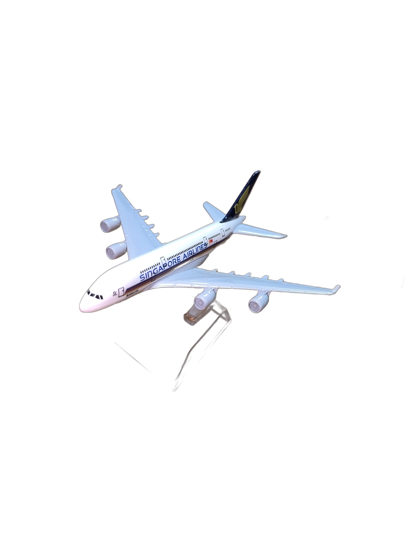 Miniatura de avião Singapore Airlines A380 (1:450) · miniatura de avião