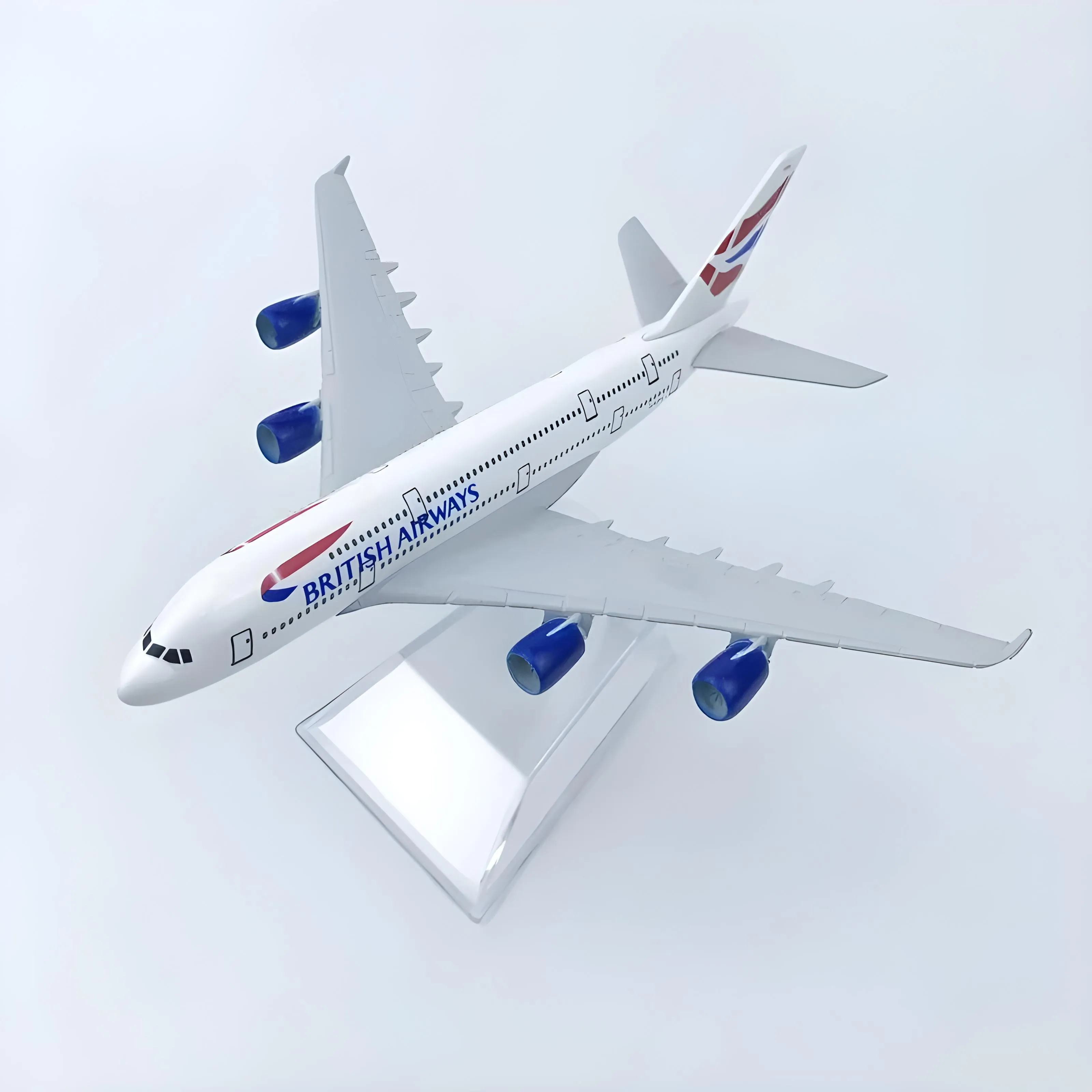 Miniatura de avião British Airways A380 (1:450) · miniatura de avião