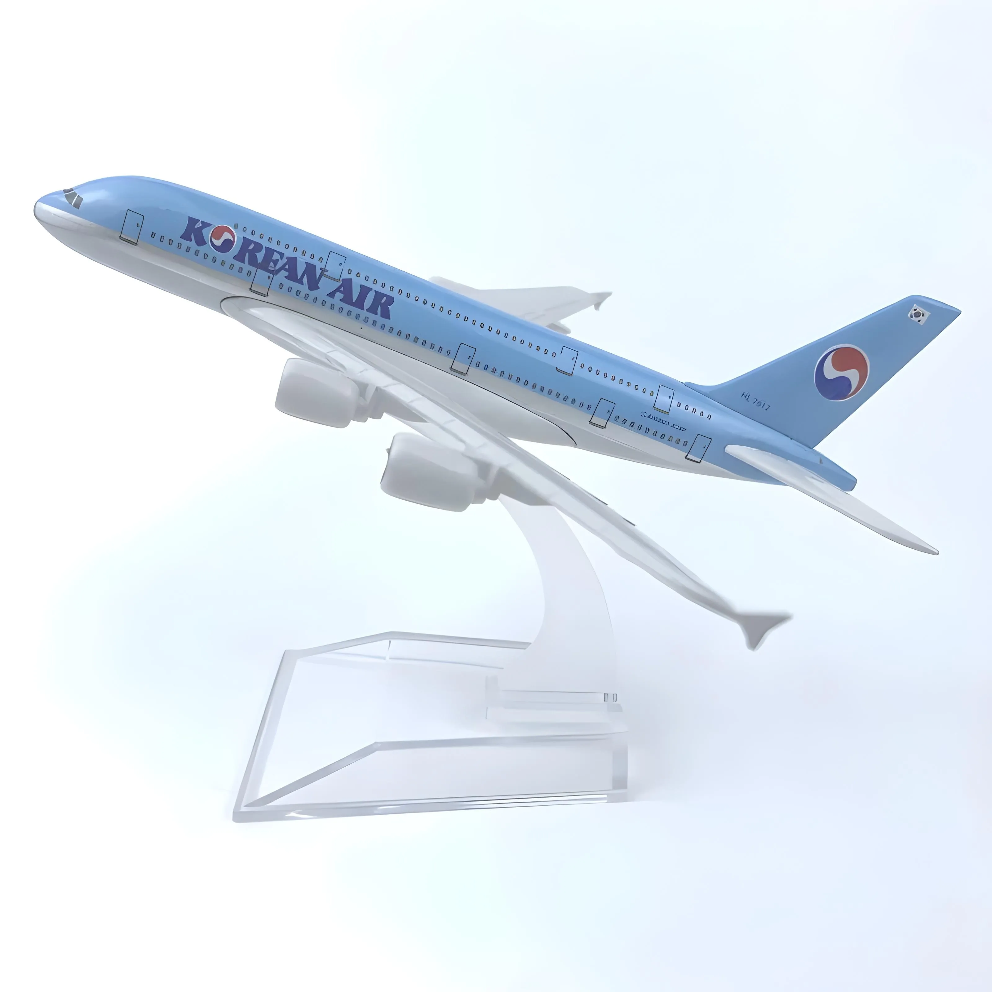 Miniatura de avião Korean Air A380 (1:450) · miniatura de avião