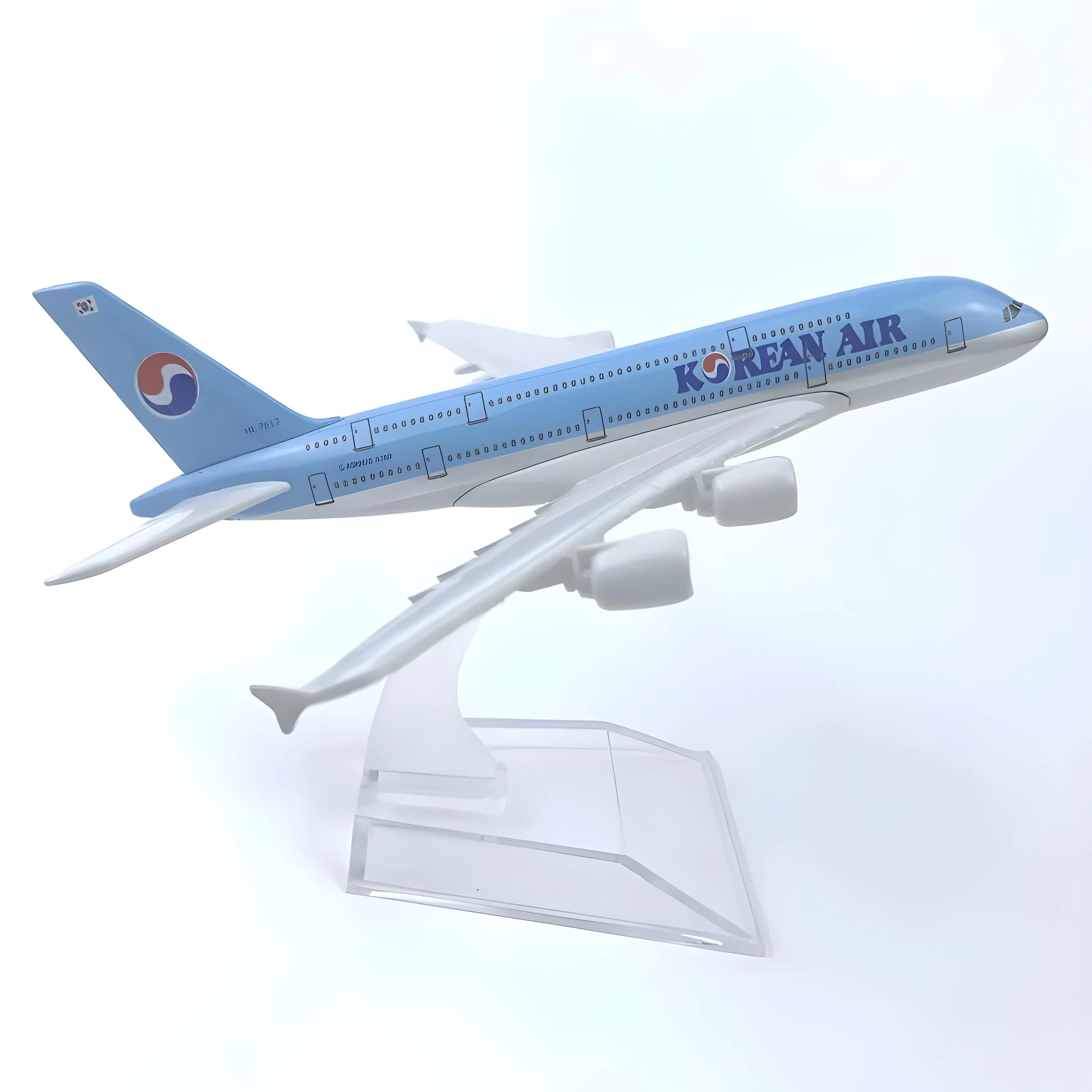 Miniatura de avião Korean Air A380 (1:450) · miniatura de avião