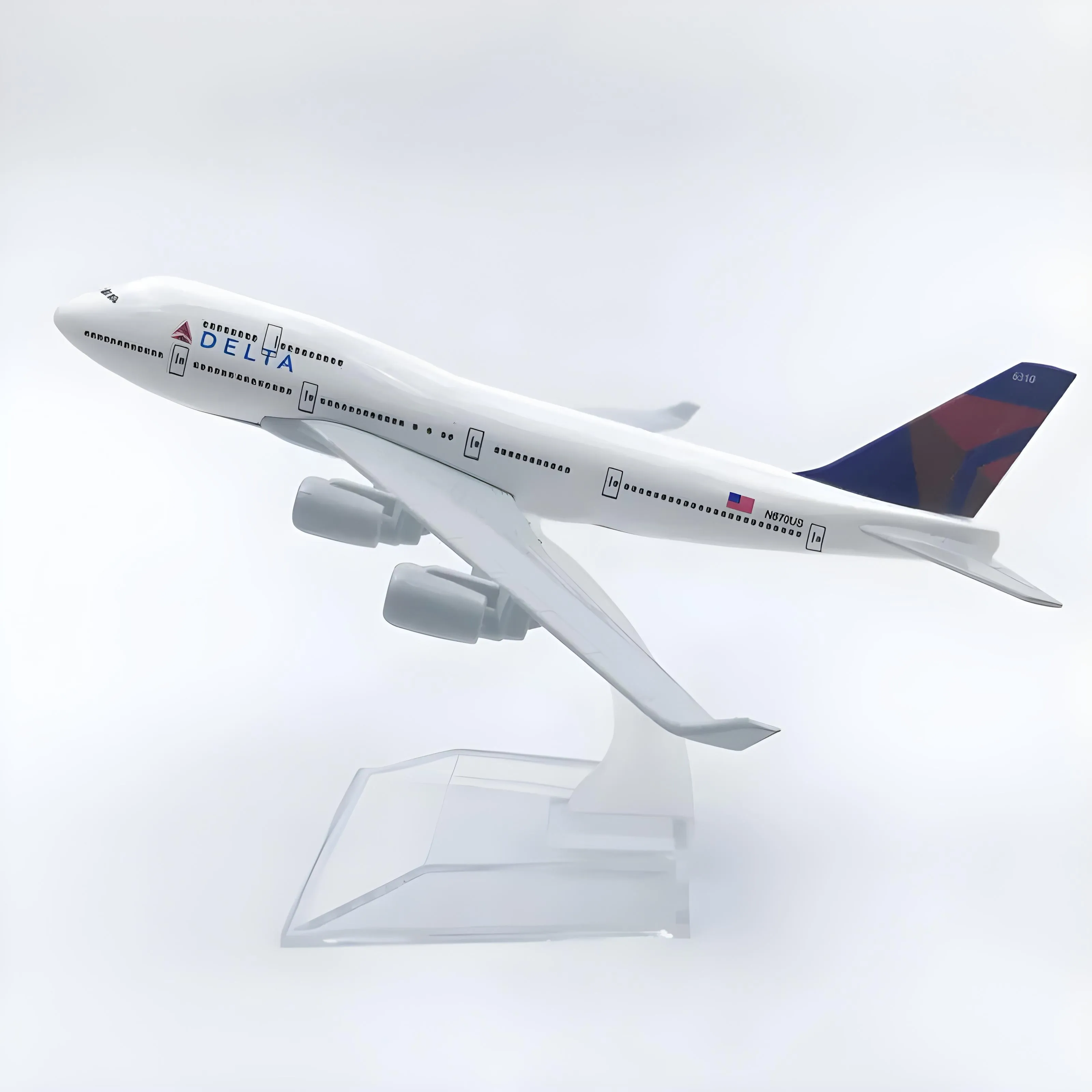 Miniatura de avião Delta Air Lines B747 (1:450) · miniatura de avião