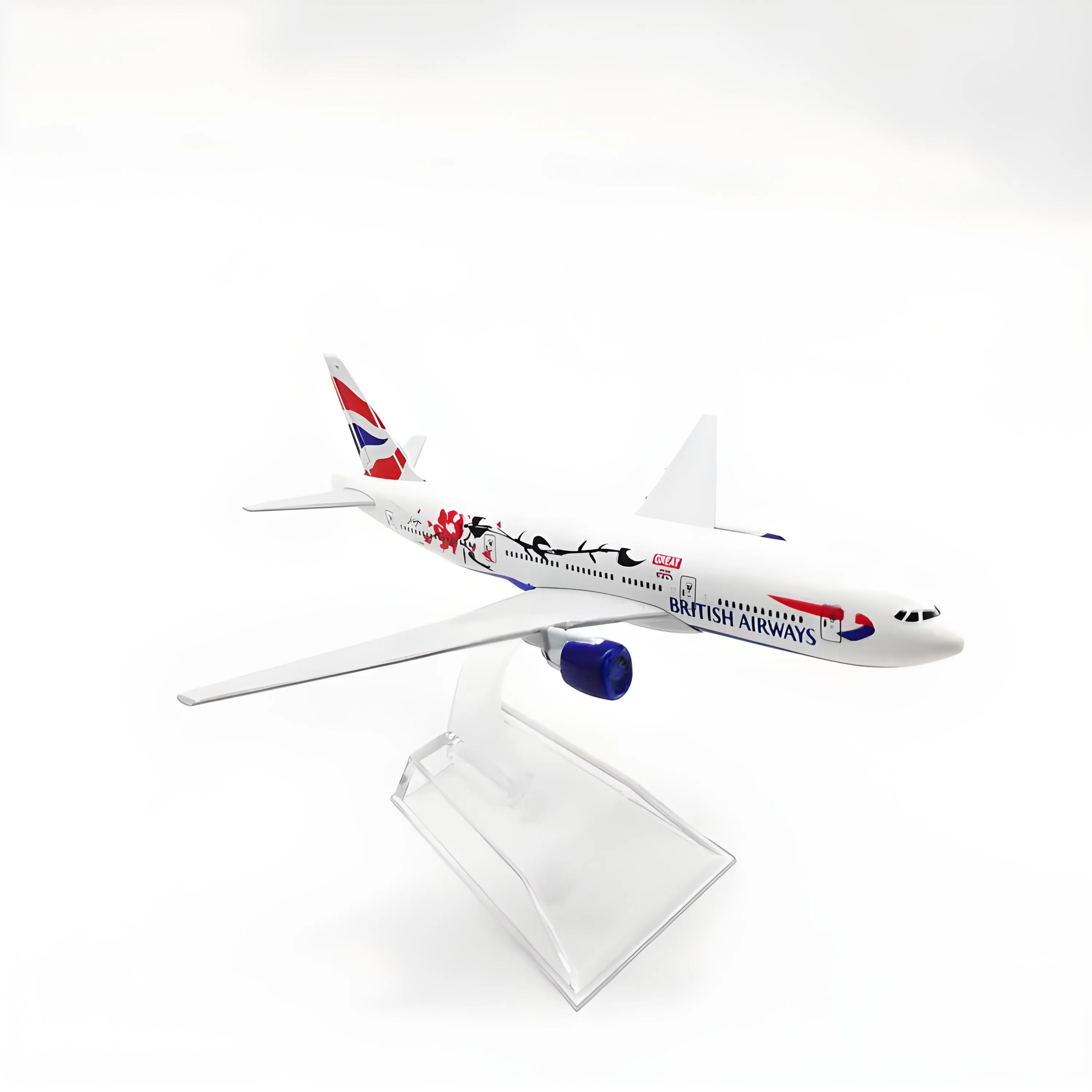 Modellino di aereo British Airways B777 (1:450) · modellino di aereo
