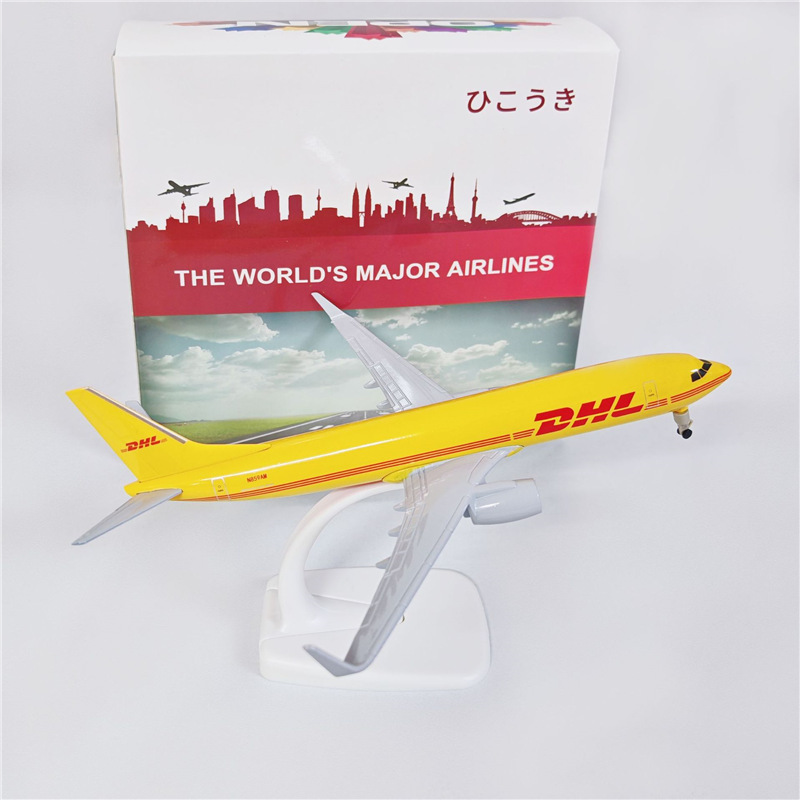 Modellino di aereo DHL Cargo B737 (1:400) · modellino di aereo