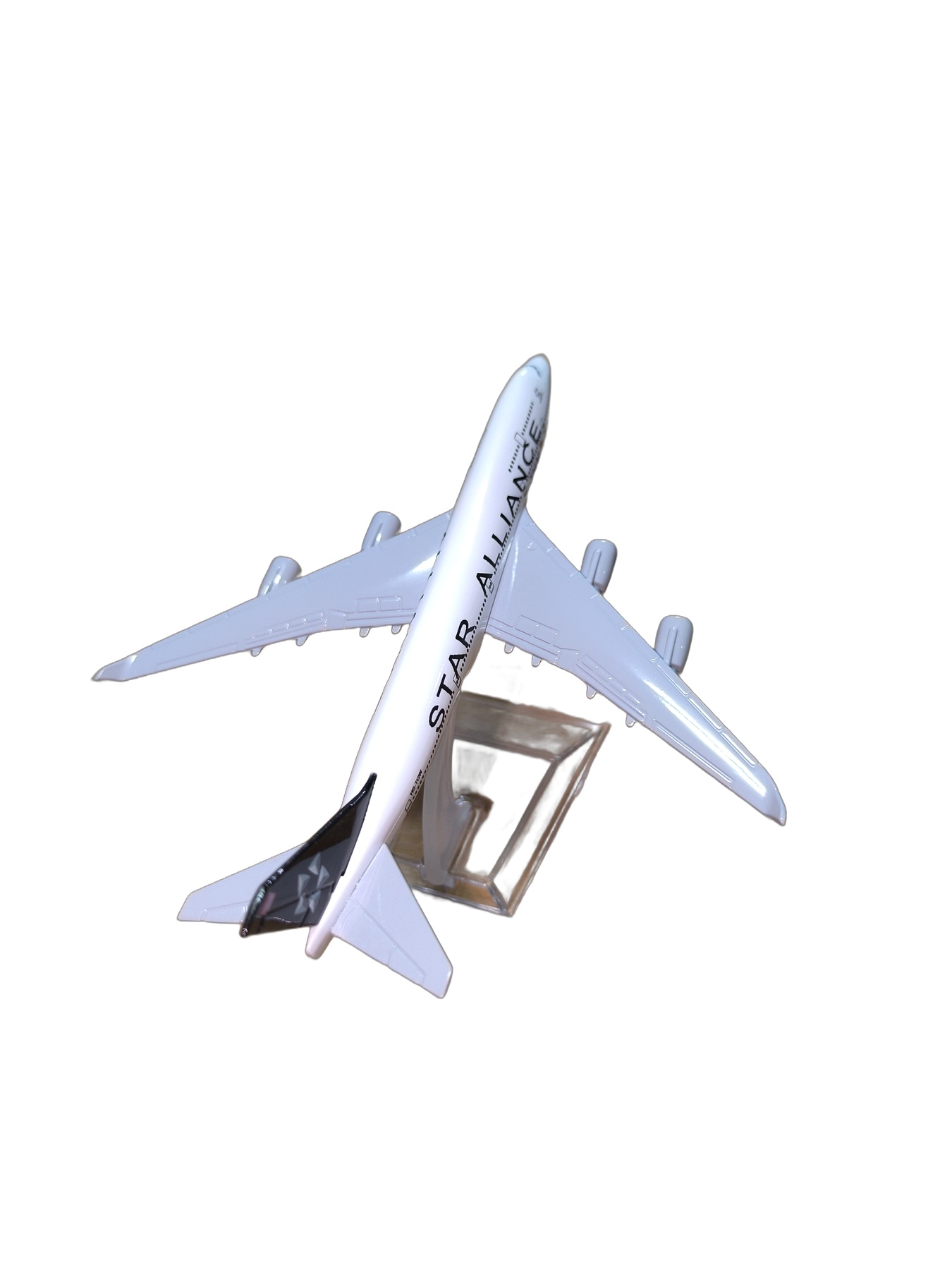 Miniatura de avião Star Alliance B747 (1:450) · miniatura de avião
