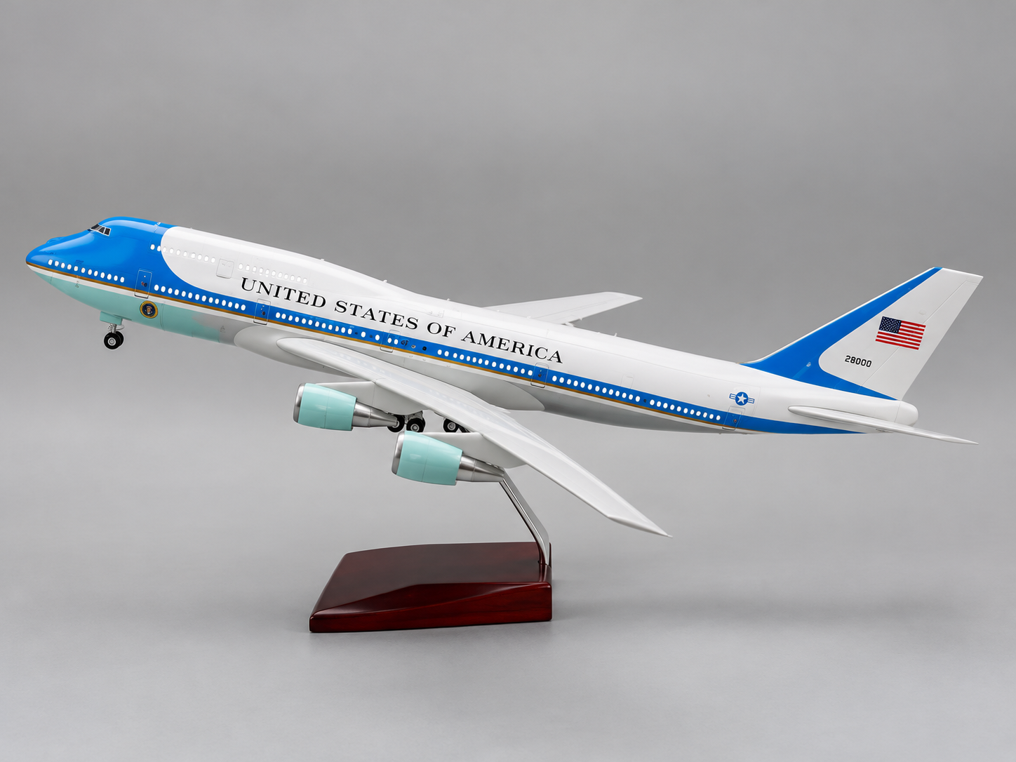 Modellino di aereo Air Force One B747 (47 cm LED) · modellino di aereo
