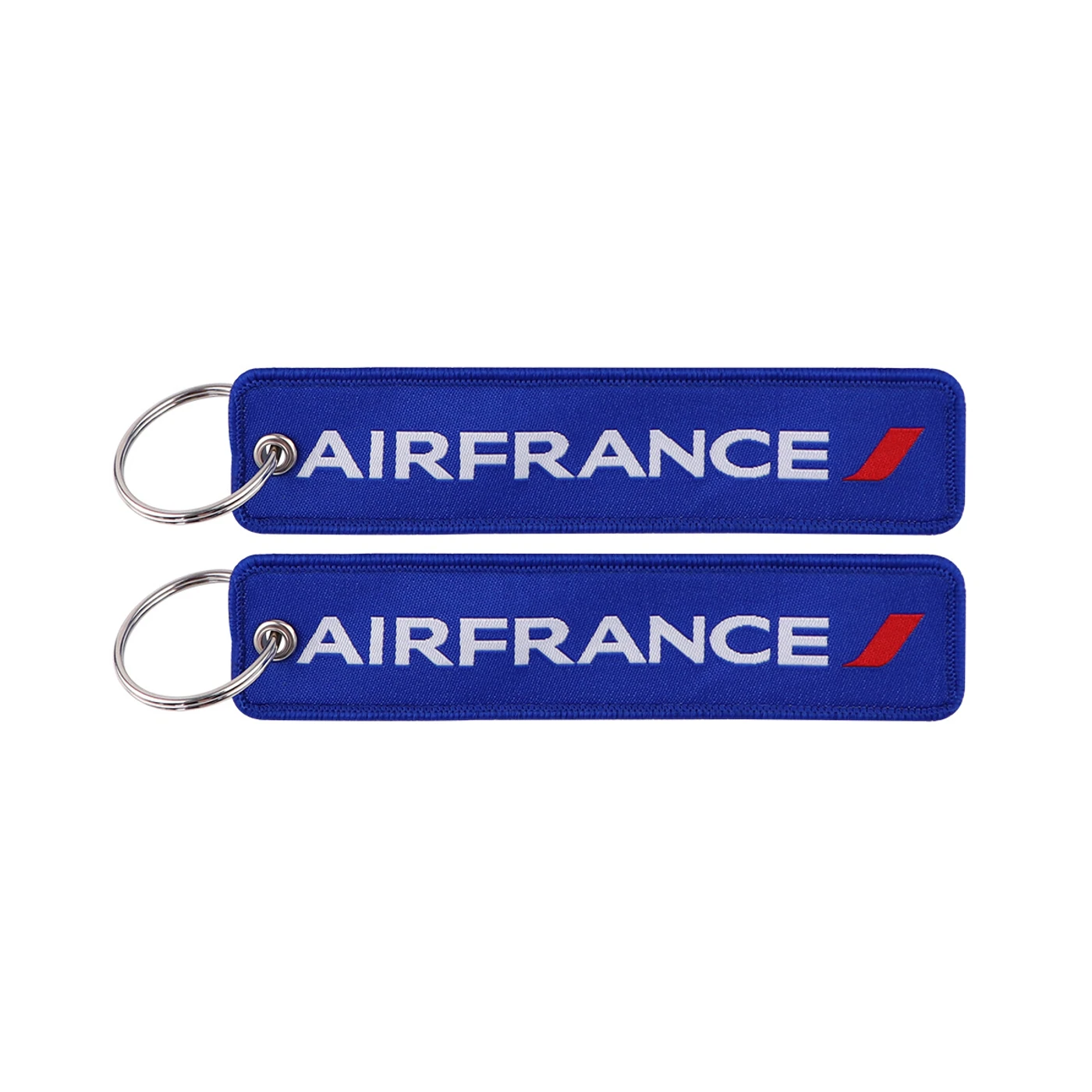 Portachiavi aeronautico ricamato – Air France blu, foto prodotto 1